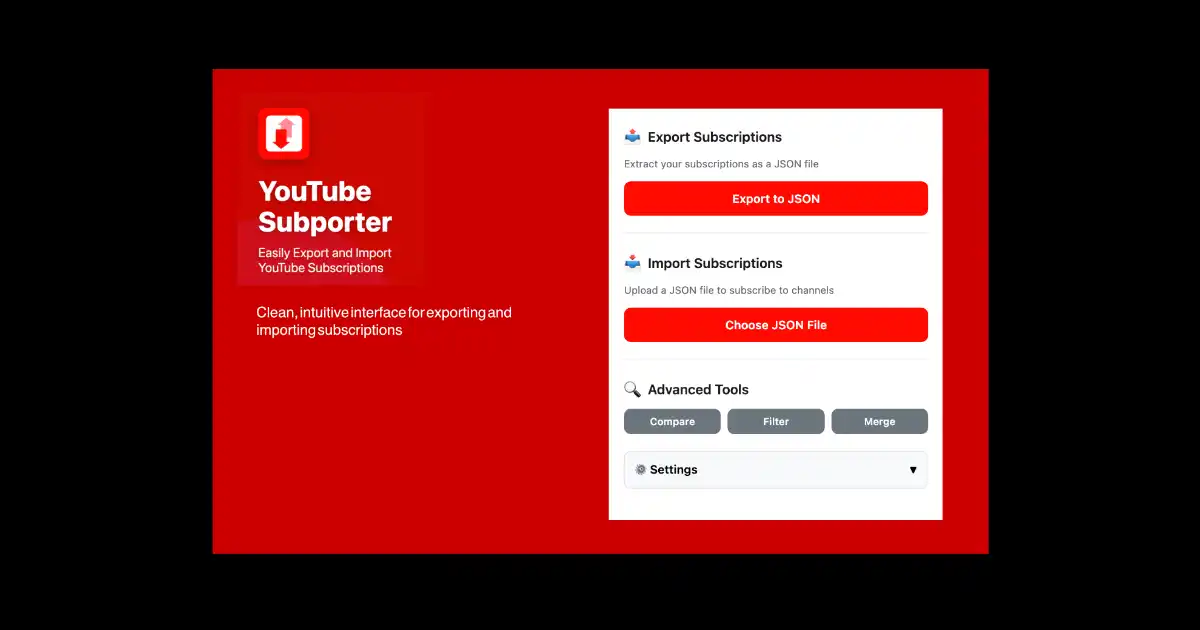 YouTube Subporter